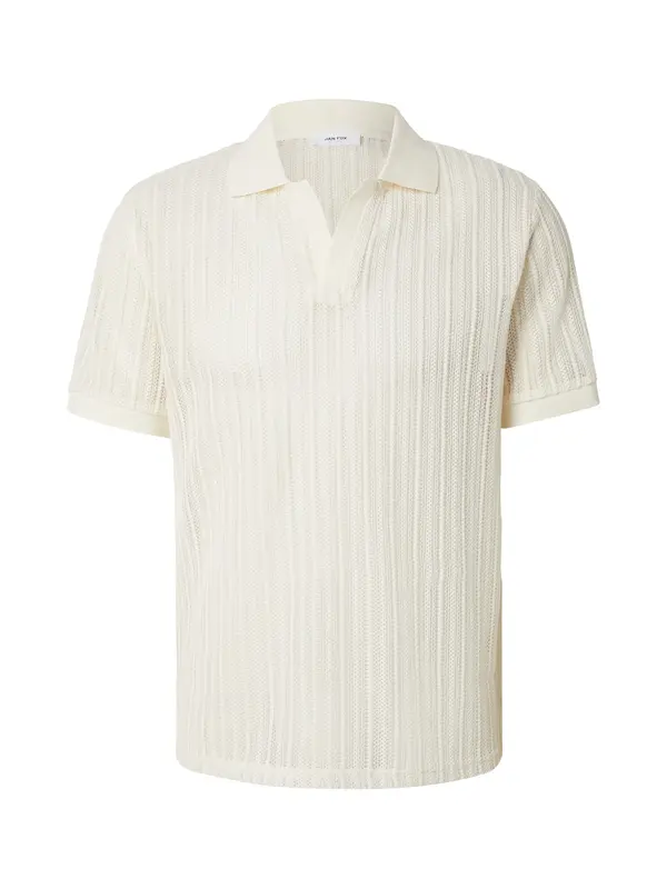 DAN FOX APPAREL DAN FOX APPAREL Majica 'Hennes'  bež / bijela
