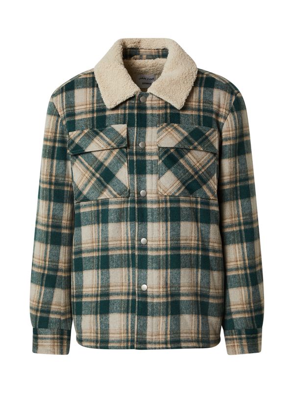 DAN FOX APPAREL DAN FOX APPAREL Prijelazna jakna 'Brian'  bež / smeđa / zelena