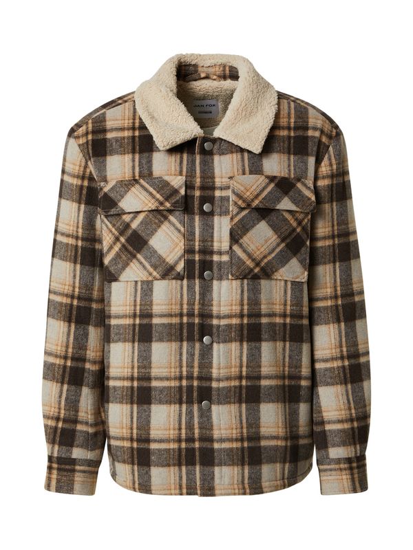 DAN FOX APPAREL DAN FOX APPAREL Prijelazna jakna 'Brian'  bež / tamno plava / smeđa