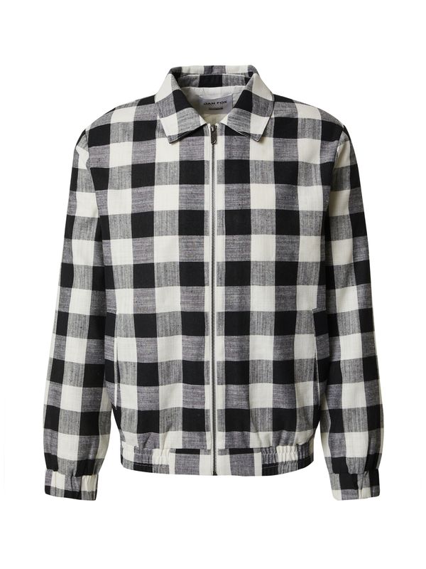 DAN FOX APPAREL DAN FOX APPAREL Prijelazna jakna 'Ilja'  siva melange / crna / prljavo bijela