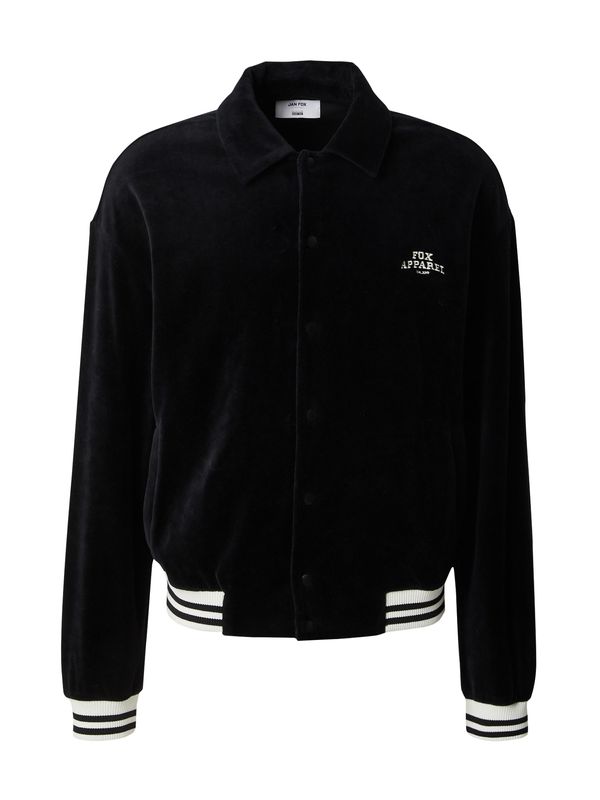 DAN FOX APPAREL DAN FOX APPAREL Prijelazna jakna 'Jeremias'  crna / bijela