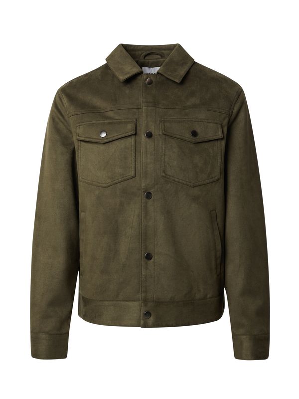 DAN FOX APPAREL DAN FOX APPAREL Prijelazna jakna 'Nicolas'  maslinasta