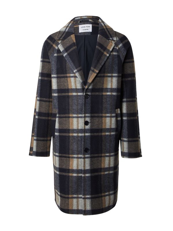 DAN FOX APPAREL DAN FOX APPAREL Prijelazni kaput 'Giovanni'  boja devine dlake (camel) / mornarsko plava / siva