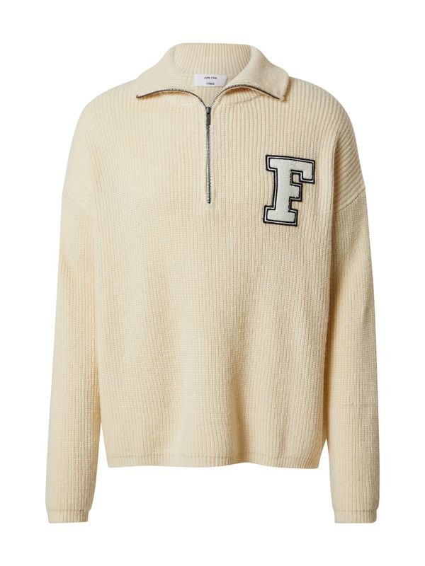 DAN FOX APPAREL DAN FOX APPAREL Pulover 'Adriano'  crna / bijela / prljavo bijela