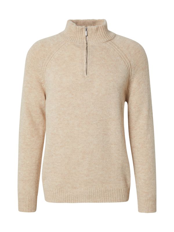 DAN FOX APPAREL DAN FOX APPAREL Pulover 'Essential'  bež melange