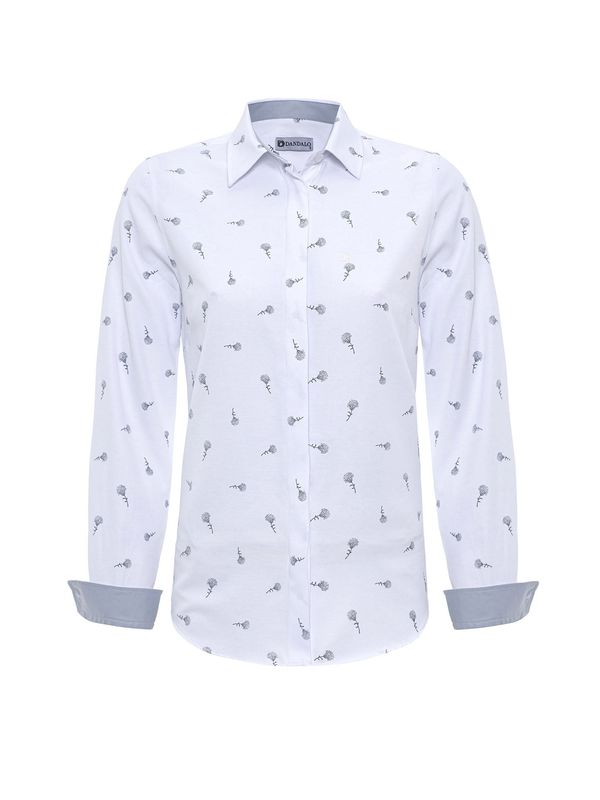 Dandalo Dandalo Bluza  siva / bijela