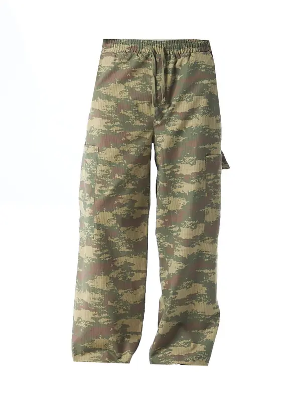 Dandalo Dandalo Hlače  smeđa / kaki / tamno zelena