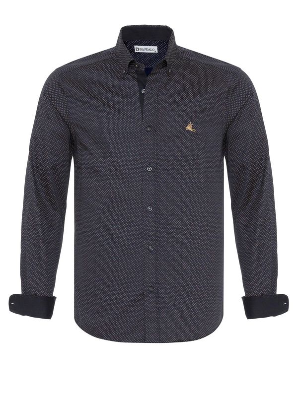 Dandalo Dandalo Košulja 'Aldrin'  bež / mornarsko plava