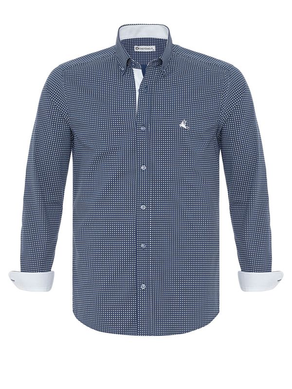 Dandalo Dandalo Košulja 'Cristophe'  plava / indigo / bijela