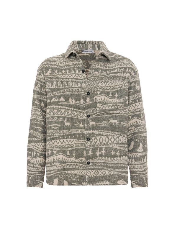 Dandalo Dandalo Košulja 'Daniel'  svijetlobež / kaki