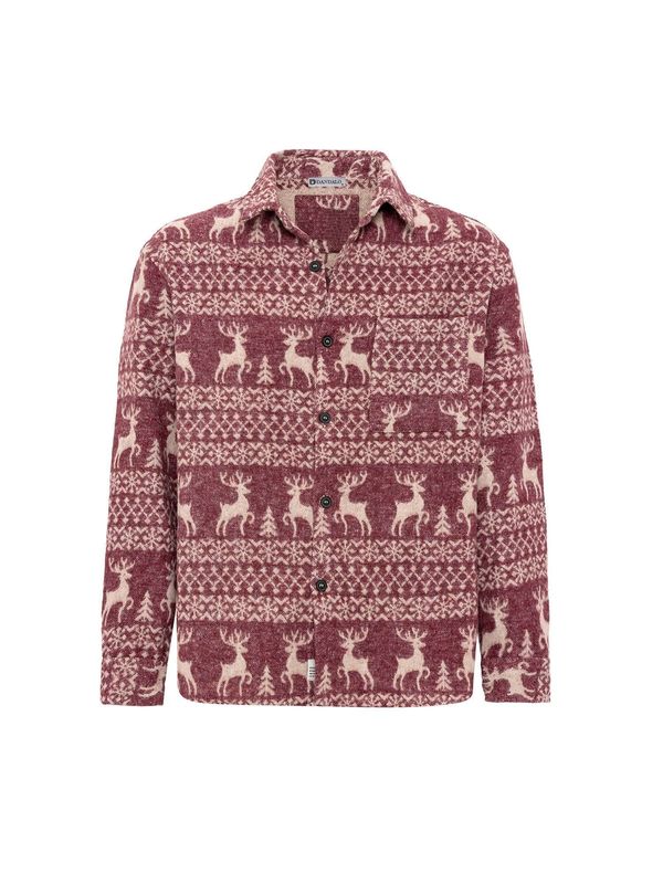 Dandalo Dandalo Košulja 'Leonardo'  svijetlobež / crvena