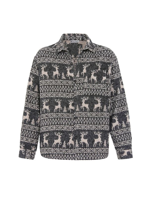 Dandalo Dandalo Košulja 'Leonardo'  taupe siva / crna melange