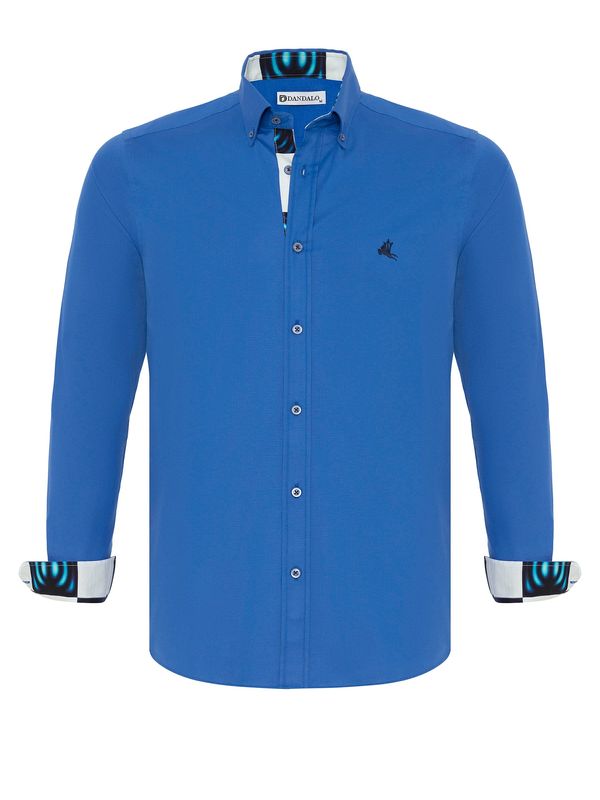 Dandalo Dandalo Košulja 'Mauri'  plava / crna / bijela