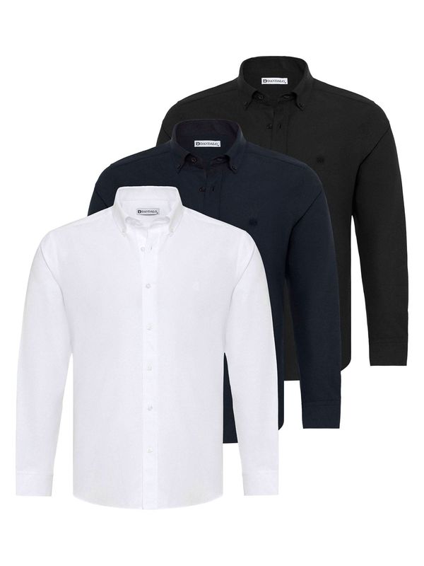 Dandalo Dandalo Košulja  mornarsko plava / crna / bijela