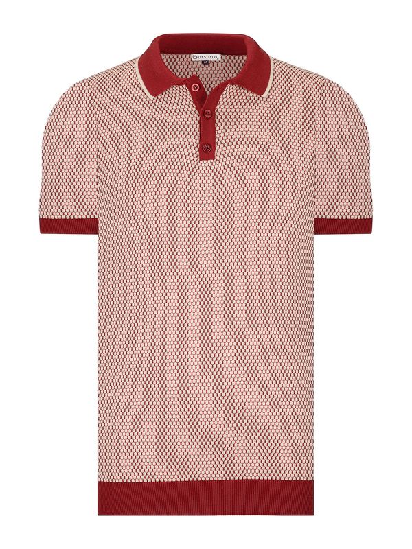 Dandalo Dandalo Majica  bež / krvavo crvena