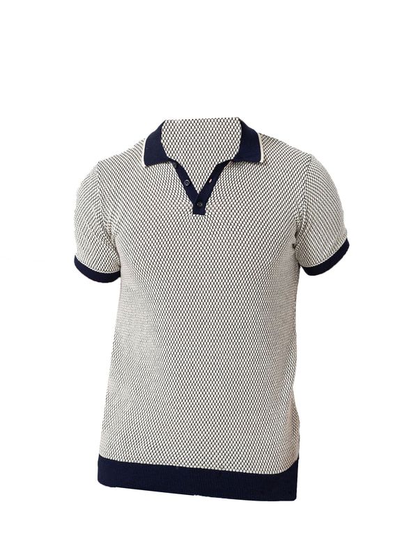 Dandalo Dandalo Majica  bež / mornarsko plava