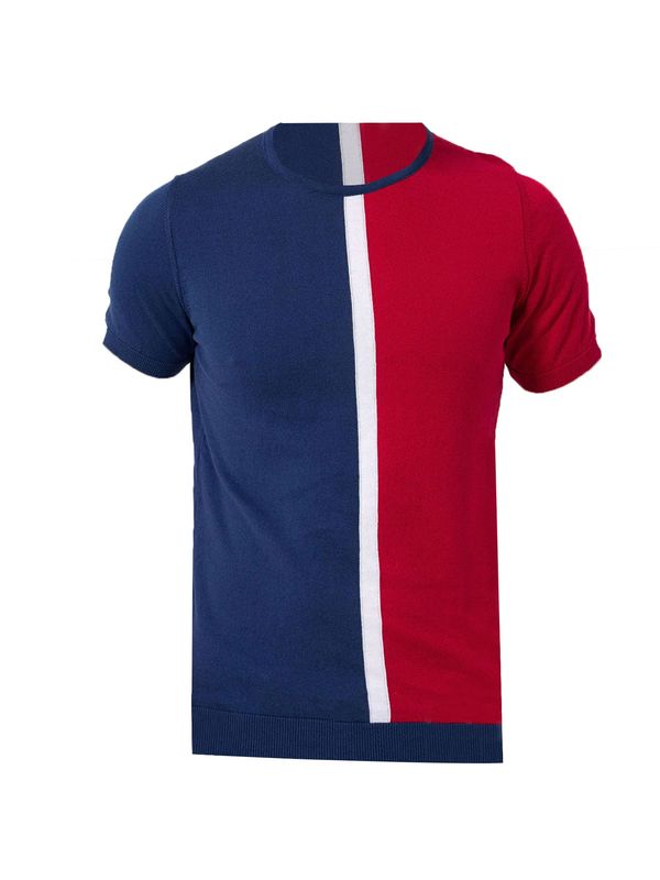 Dandalo Dandalo Majica  indigo / krvavo crvena / bijela