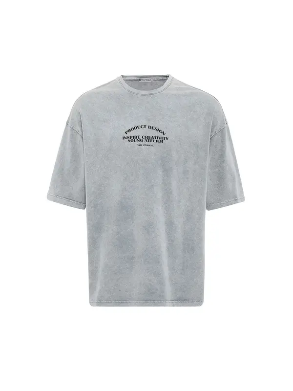 Dandalo Dandalo Majica 'Jehuel'  siva / crna