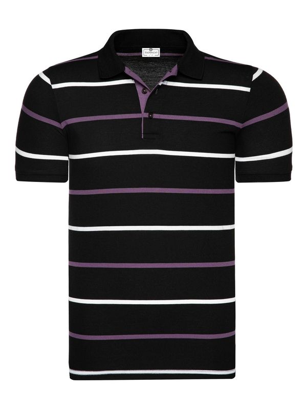 Dandalo Dandalo Majica  ljubičasta / crna / bijela