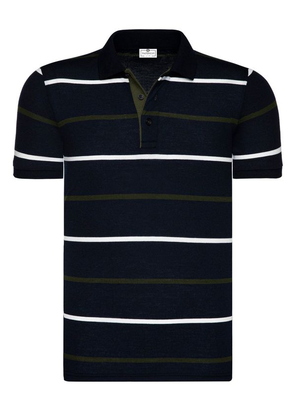 Dandalo Dandalo Majica  mornarsko plava / kaki / bijela