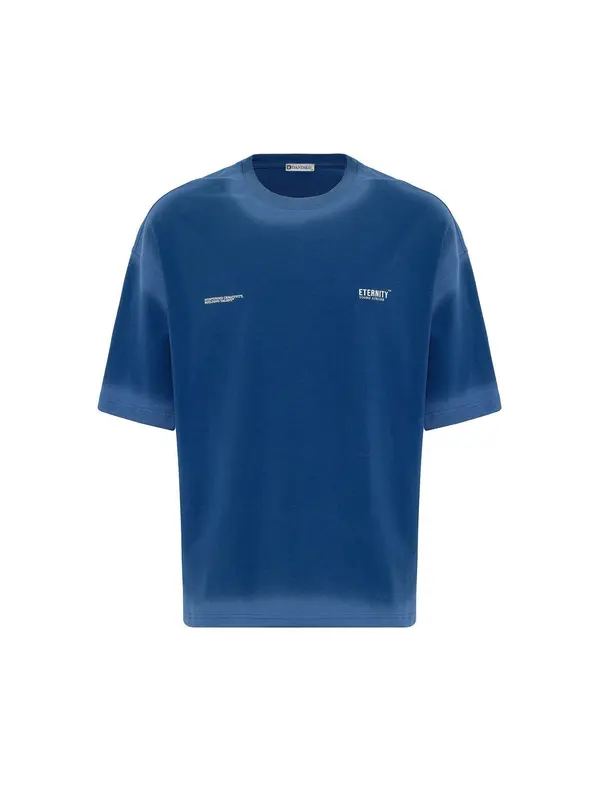 Dandalo Dandalo Majica 'Olivier'  indigo / sivkasto plava / bijela