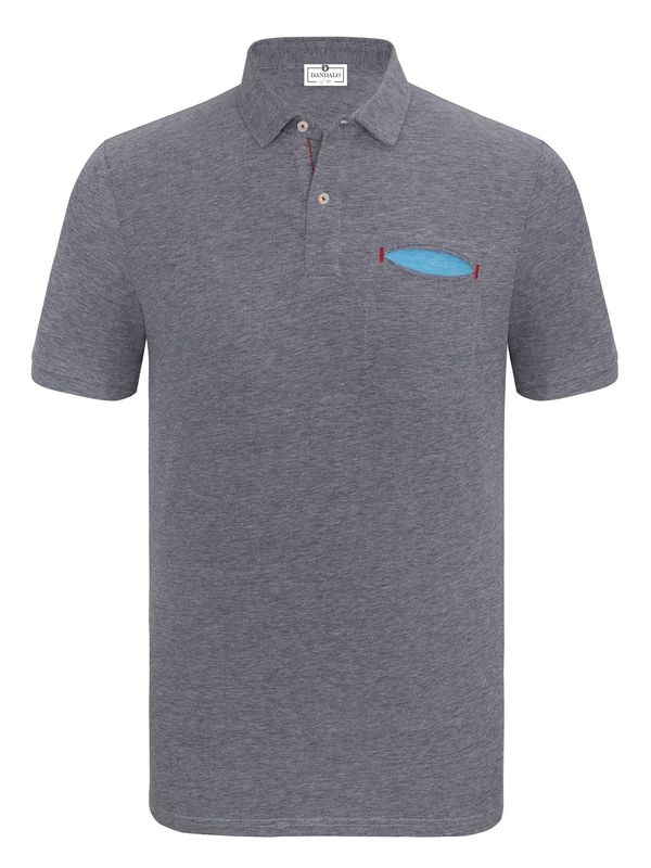 Dandalo Dandalo Majica  plava / siva melange