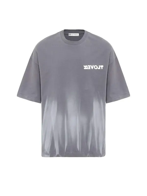 Dandalo Dandalo Majica  siva / tamo siva / bijela