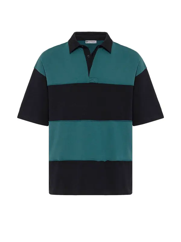 Dandalo Dandalo Majica  smaragdno zelena / crna