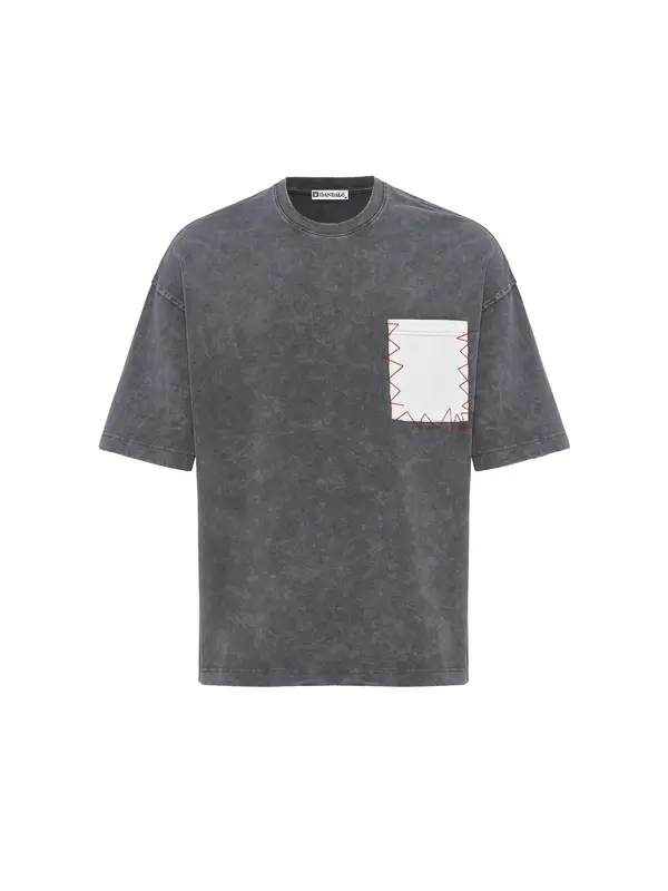 Dandalo Dandalo Majica  tamo siva / prljavo bijela