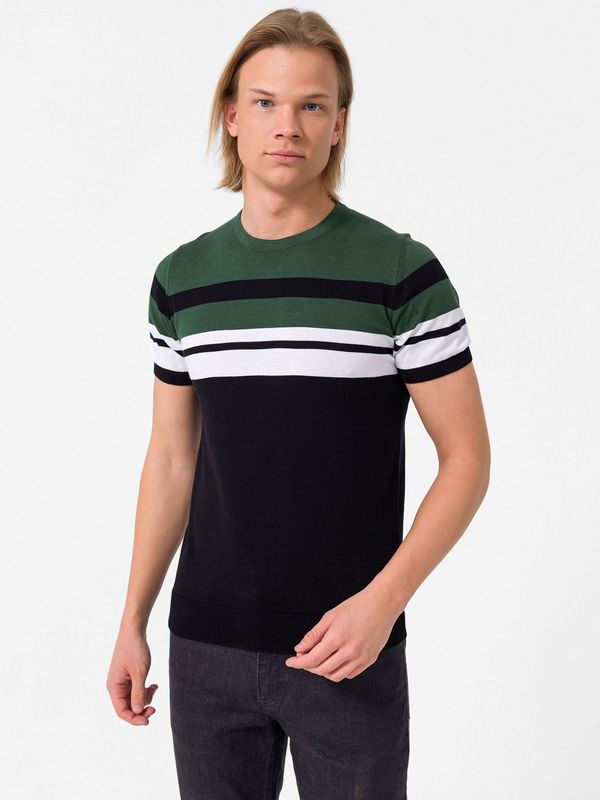 Dandalo Dandalo Majica  zelena / crna / bijela