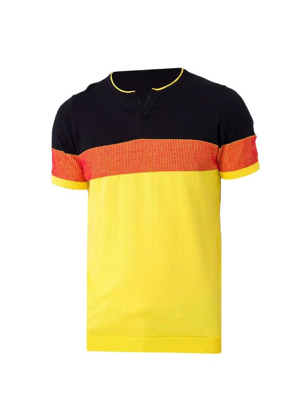 Dandalo Dandalo Majica  žuta / narančasta / crna