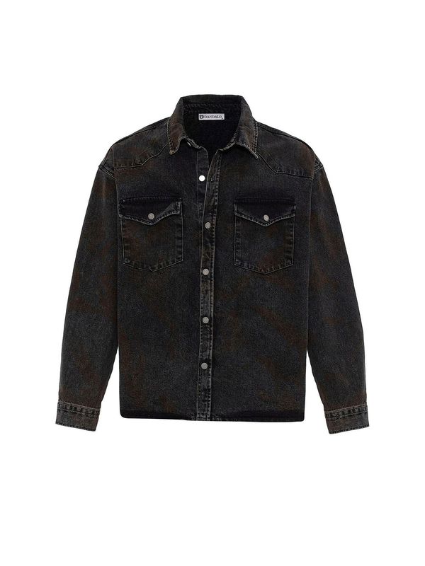 Dandalo Dandalo Prijelazna jakna 'Jose'  smeđa / crni traper