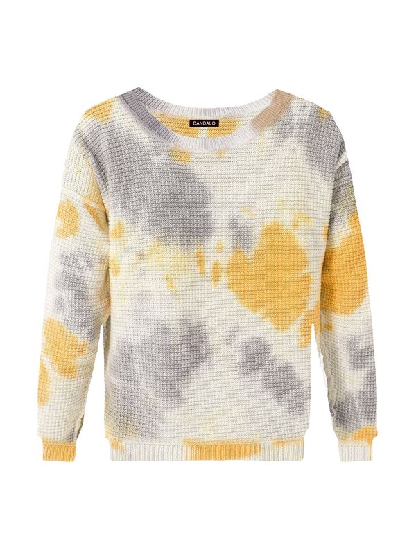Dandalo Dandalo Pulover  bež / žuta / siva