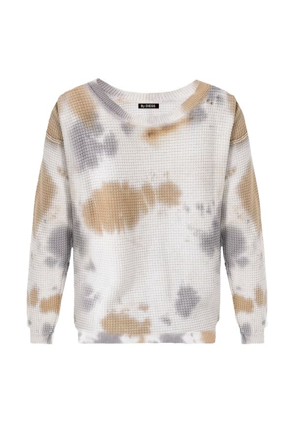 Dandalo Dandalo Pulover  smeđa / siva / bijela