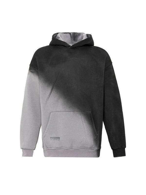 Dandalo Dandalo Sweater majica 'Darlan'  svijetlosiva / tamo siva