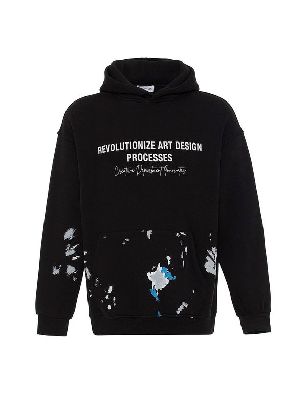 Dandalo Dandalo Sweater majica 'Jefferson'  crna / bijela