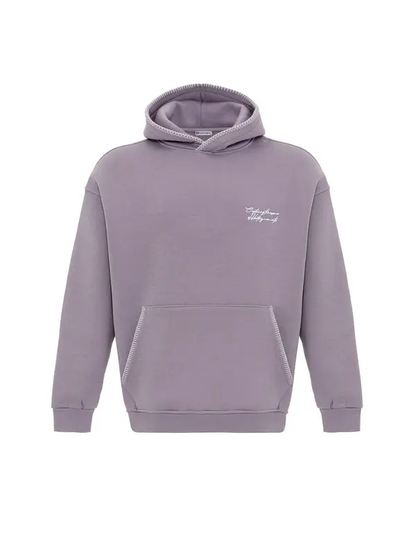 Dandalo Dandalo Sweater majica  lavanda / bijela