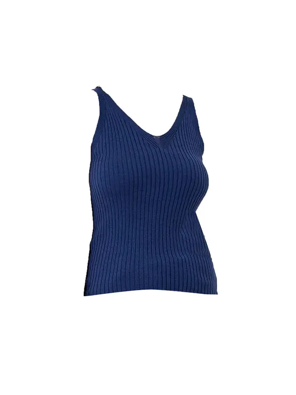 Dandalo Dandalo Top s naramenicama  mornarsko plava