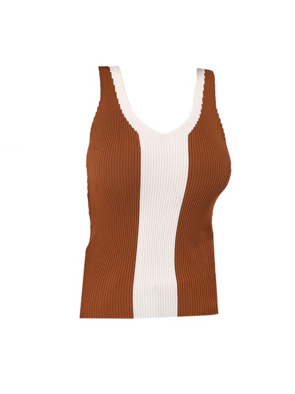 Dandalo Dandalo Top  smeđa / bijela