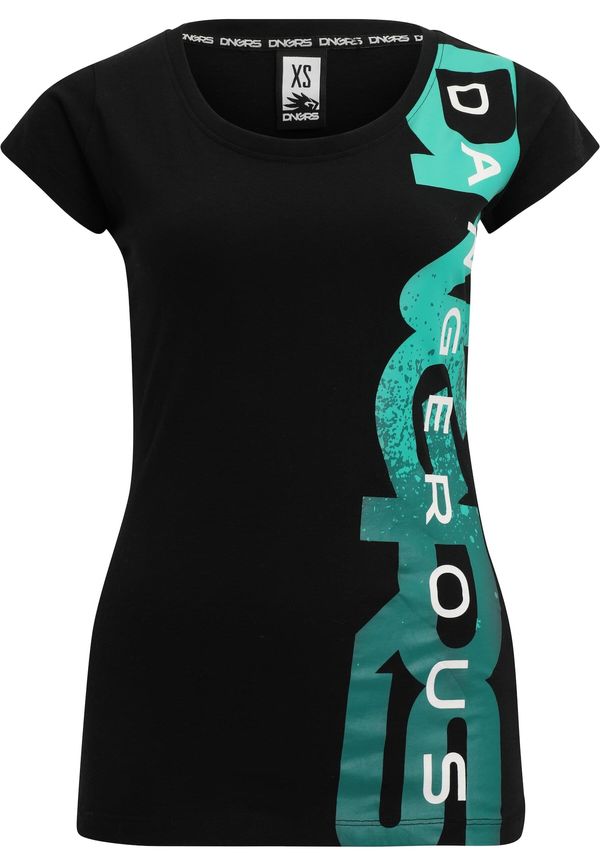 Dangerous DNGRS Dangerous DNGRS Majica ' Hyena'  plava / crna / bijela