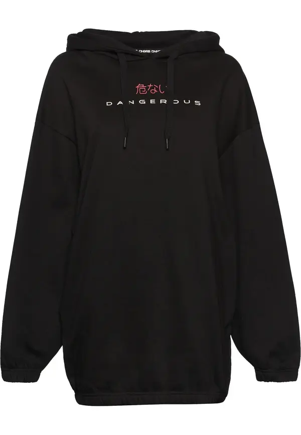Dangerous DNGRS Dangerous DNGRS Sweater majica  crvena / crna