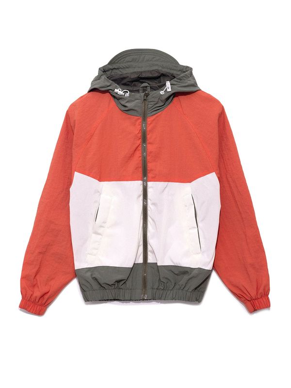 Daniel Hills Daniel Hills Prijelazna jakna  zelena / karmin crvena / bijela