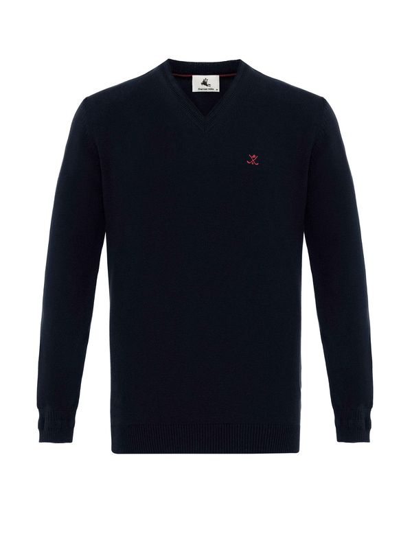 Daniel Hills Daniel Hills Pulover  mornarsko plava / smeđa / crvena