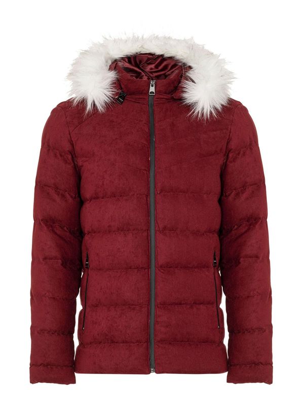 Daniel Hills Daniel Hills Zimska jakna  bordo / crna / bijela