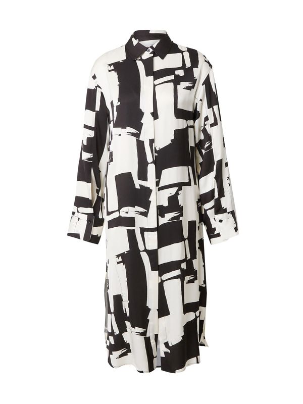 DAY BIRGER ET MIKKELSEN DAY BIRGER ET MIKKELSEN Košulja haljina 'Berry'  boja slonovače / crna / bijela