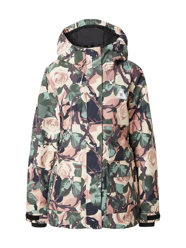 DC Shoes DC Shoes Sportska jakna 'CRUISER'  maslinasta / tamno zelena / roza / pastelno roza