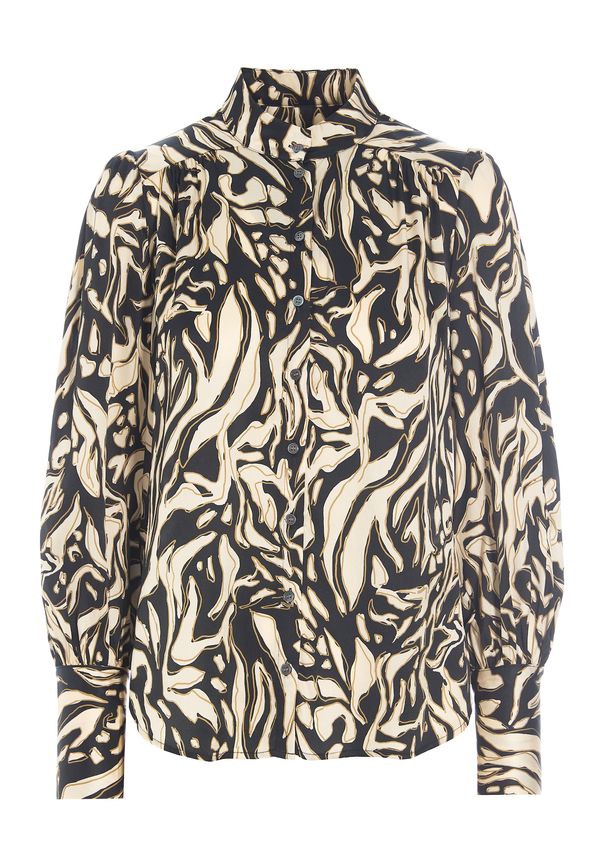 Dea Kudibal Dea Kudibal Bluza 'Keiladea '  ecru/prljavo bijela / zlatna / crna