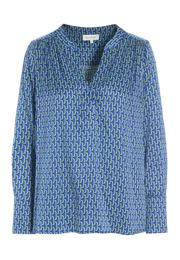 Dea Kudibal Dea Kudibal Bluza  plava / zelena / bijela