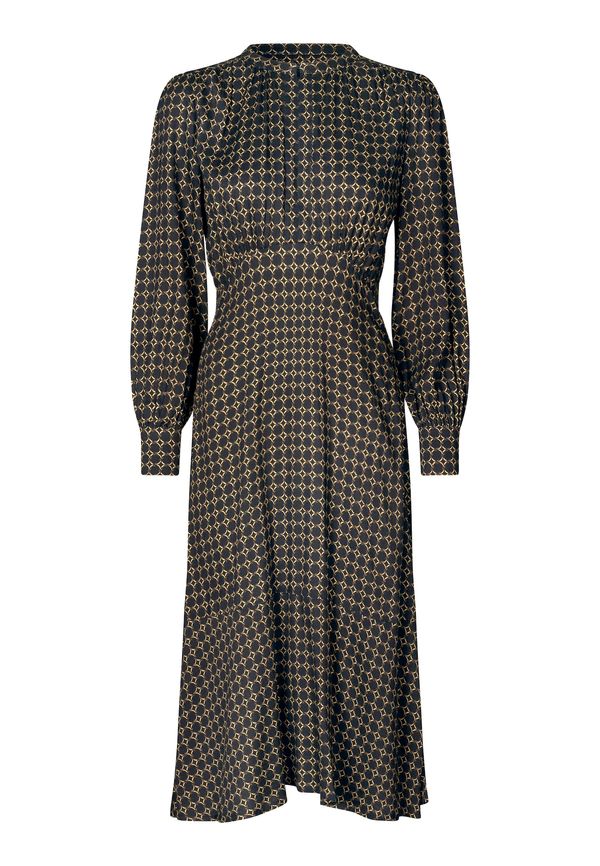 Dea Kudibal Dea Kudibal Haljina 'Rudydea'  smeđa / zlatna / crna