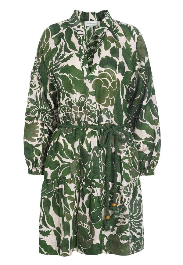 Dea Kudibal Dea Kudibal Haljina 'Vania'  svijetlobež / zelena